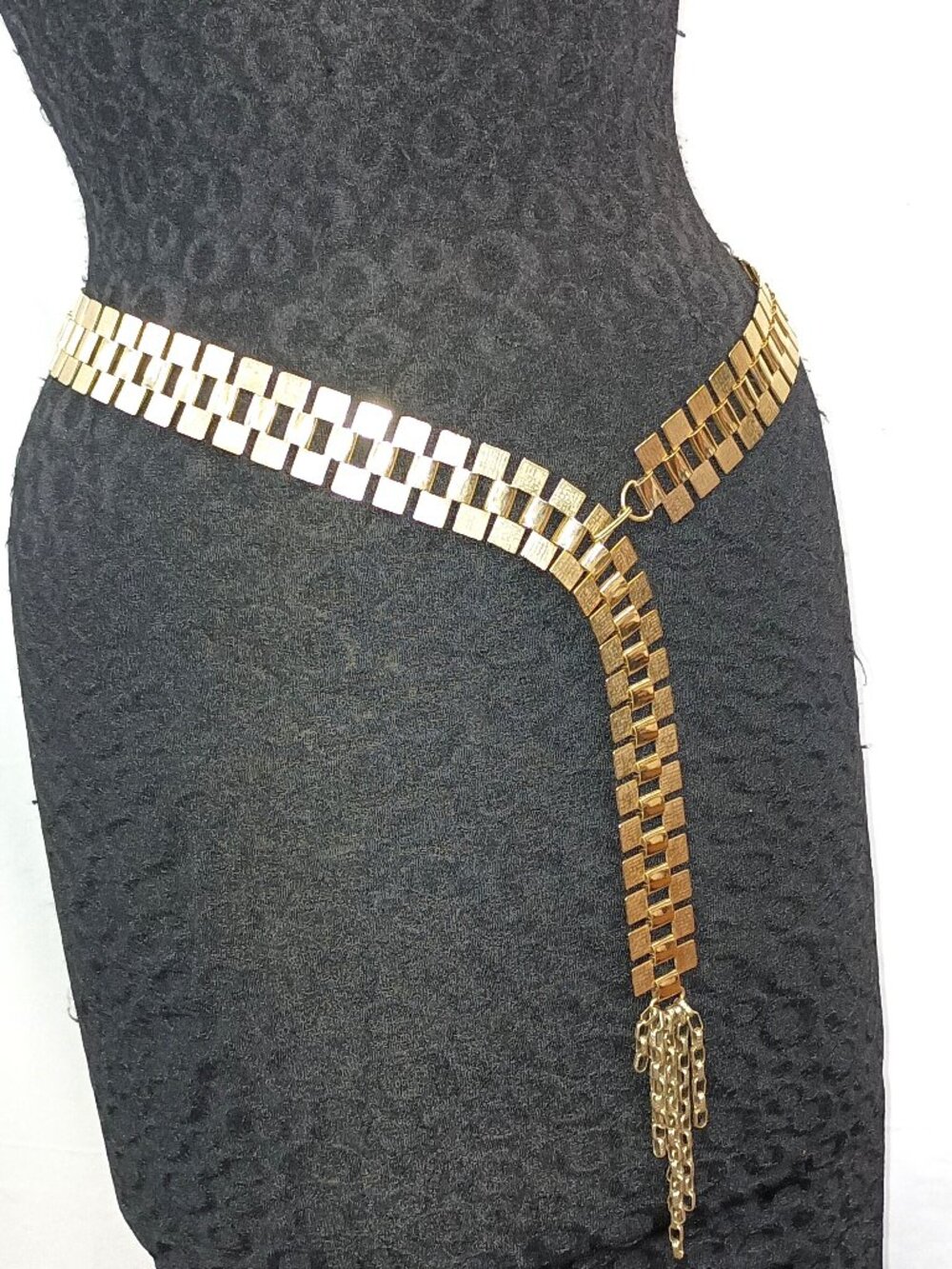 Ferrara Gold Plated Metal Belt/Necklace